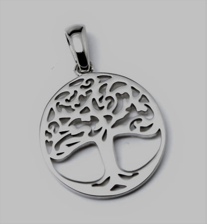 Kaedesigns Genuine 9ct Yellow, Rose or White Gold Oval Filigree Tree Of Life Pendant