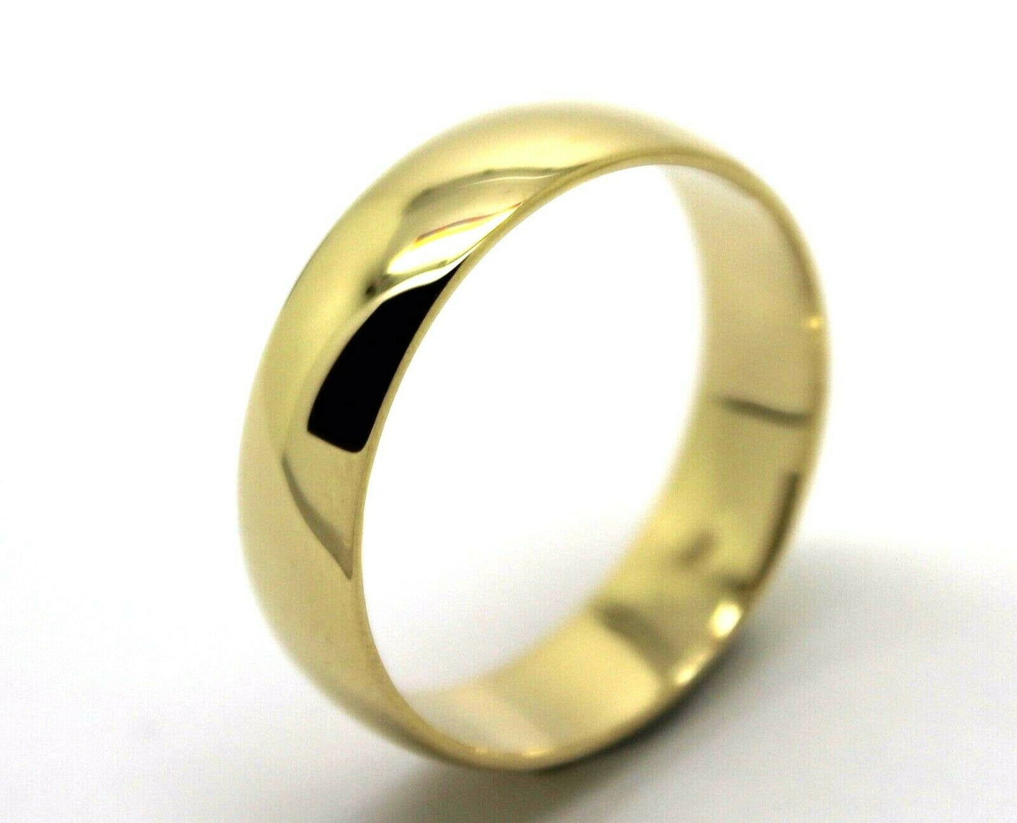 Kaedesigns Heavy 18ct 18k 750 Gold Solid Yellow, Rose or White Gold 6mm Wedding Band Ring Size U