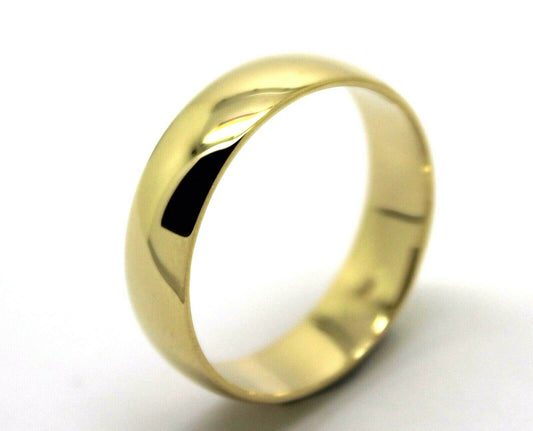 Kaedesigns Heavy 18ct 18k 750 Gold Solid Yellow, Rose or White Gold 6mm Wedding Band Ring Size U