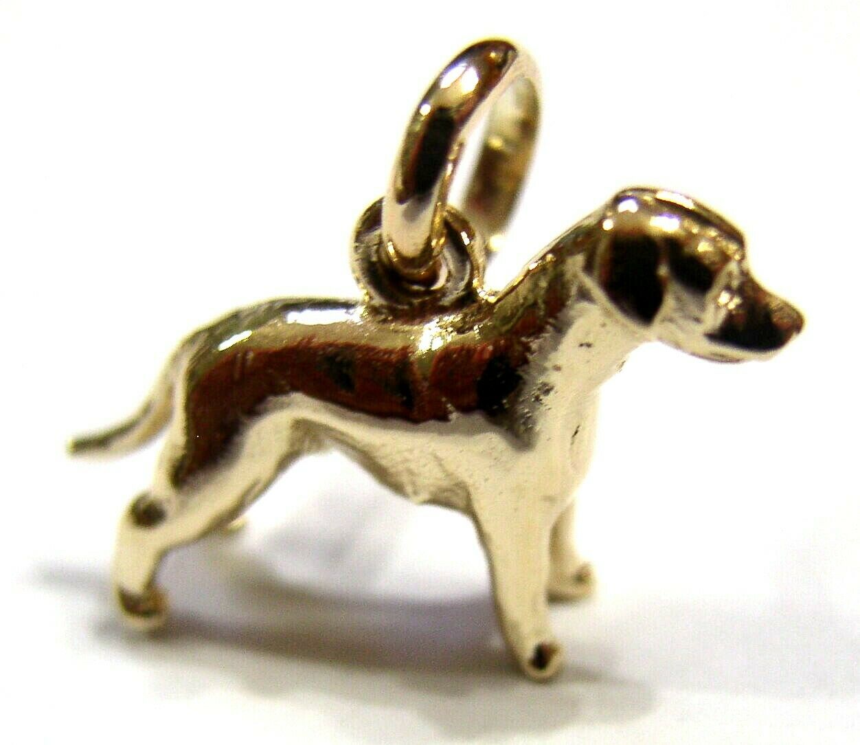 Kaedesigns, New 3D 9ct 375 Yellow, Rose Or White Gold Dog Charm / Pendant