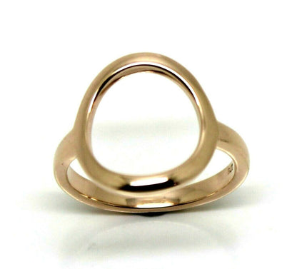 Kaedesigns New Solid Genuine 9ct Yellow, Rose or White Gold Open Circle Dress Ring - Choose your size