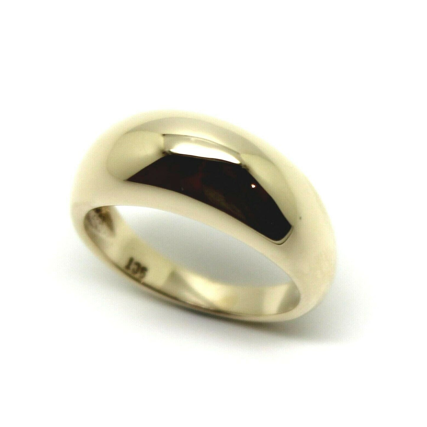 Genuine Solid 9ct White Or Rose Or Yellow Gold High 7mm Dome Ring Your Size - Sizes R to Z