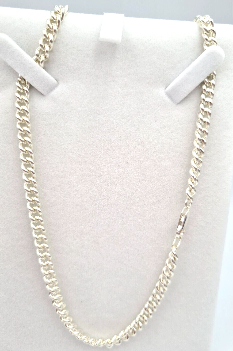 Sterling Silver 925 Heavy Kerb Curb Chain Chain Necklace 55cm or 60cm
