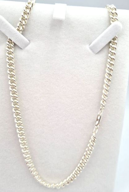 Sterling Silver 925 Heavy Kerb Curb Chain Chain Necklace 55cm or 60cm