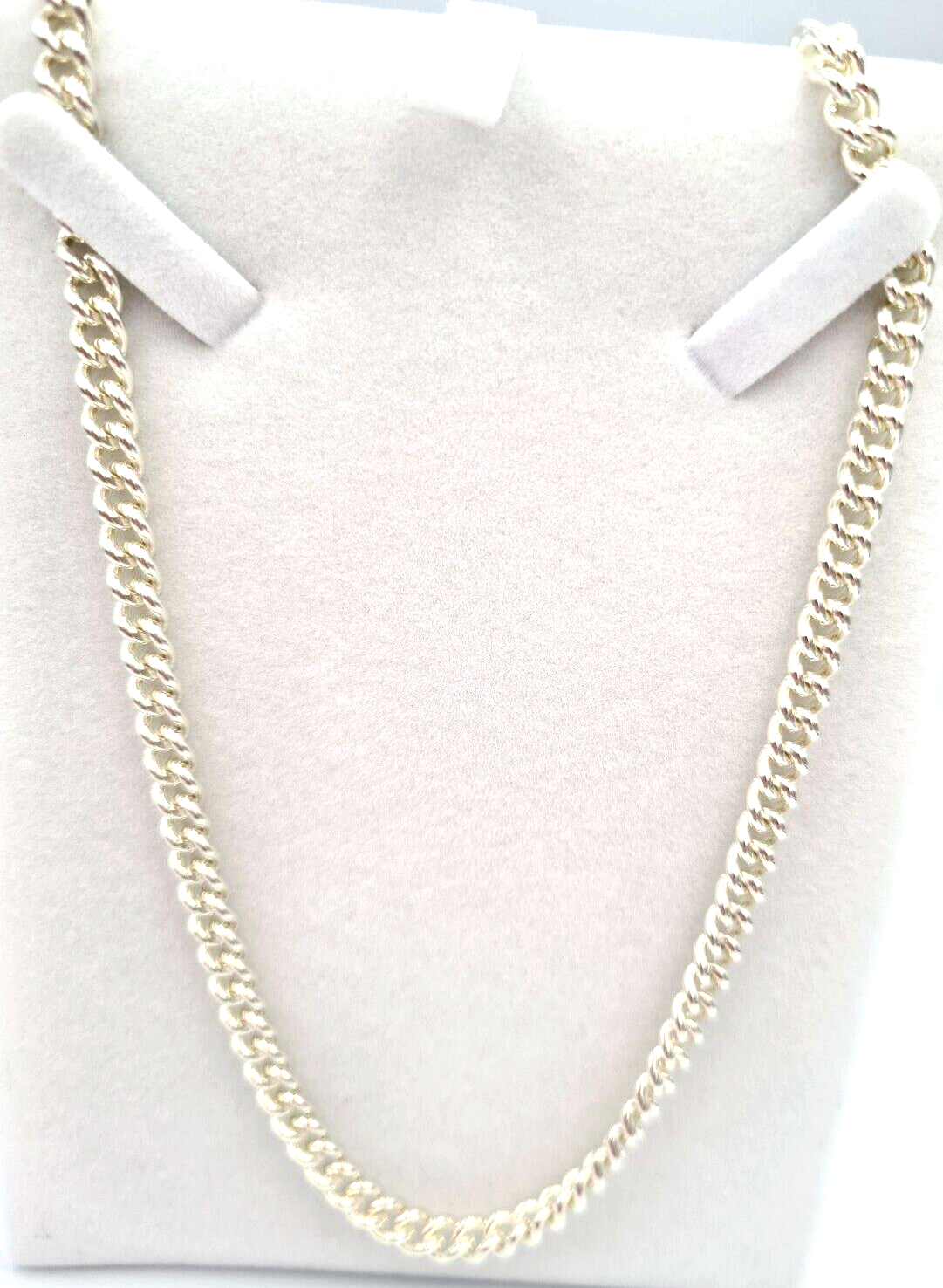 Sterling Silver 925 Heavy Kerb Curb Chain Chain Necklace 55cm or 60cm