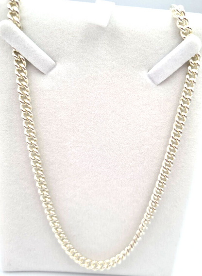 Sterling Silver 925 Heavy Kerb Curb Chain Chain Necklace 55cm or 60cm