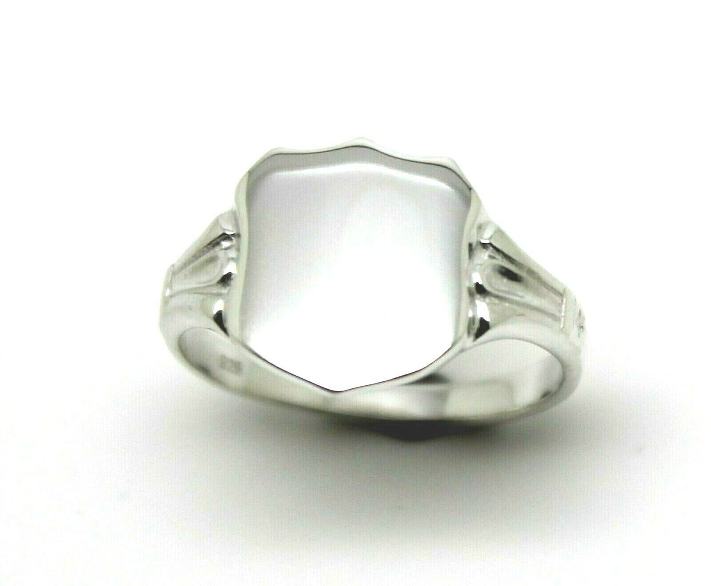 Kaedesigns New Sterling Silver 925 Shield Large Signet Ring In Your Ring Size