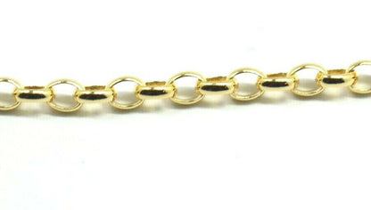 Genuine New 9ct Yellow or Rose Gold Solid 19cm Oval Belcher Bracelet