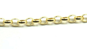 Genuine New 9ct Yellow or Rose Gold Solid 19cm Oval Belcher Bracelet