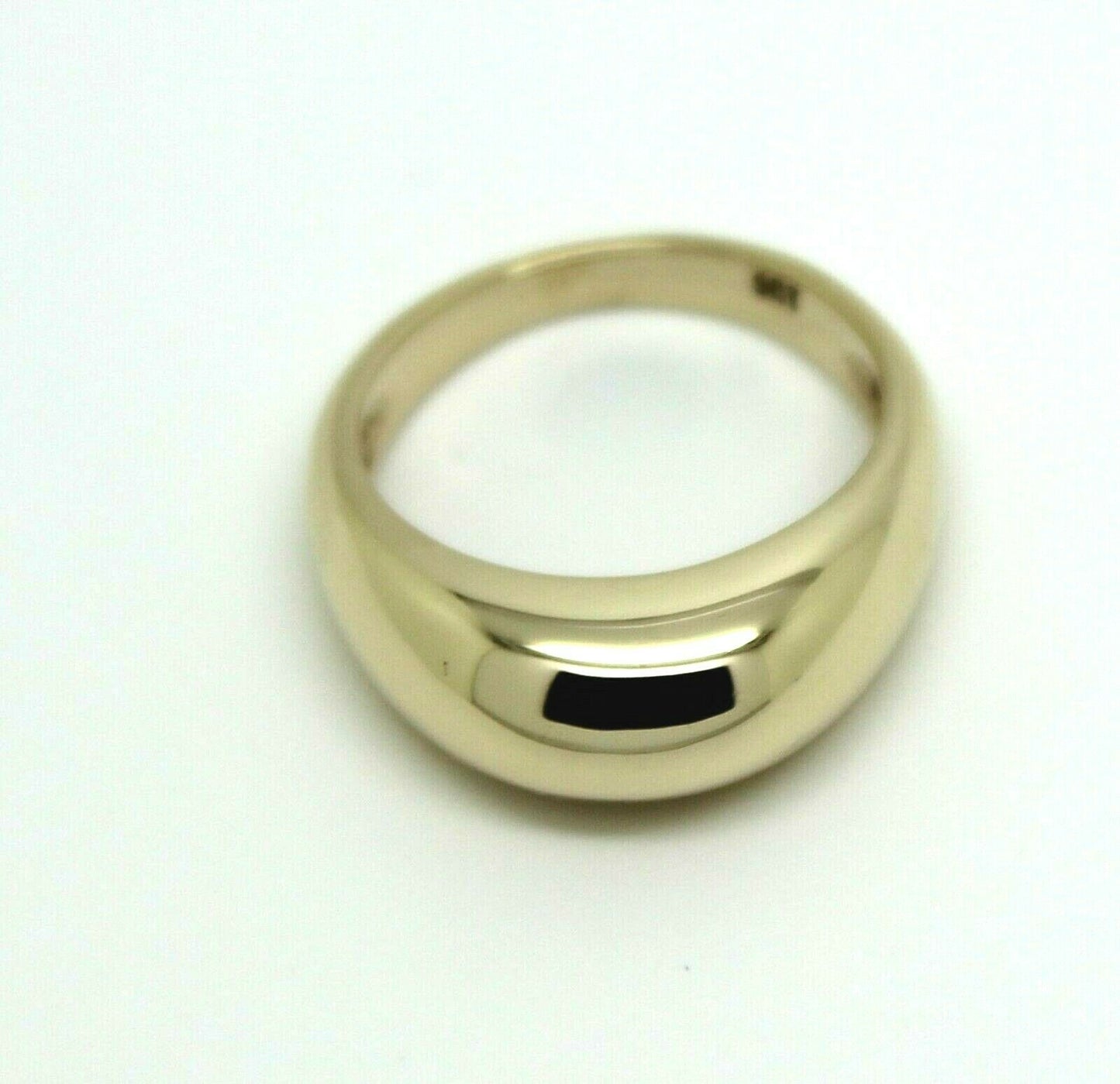 Genuine Solid 9ct White Or Rose Or Yellow Gold High 7mm Dome Ring Your Size - Sizes R to Z