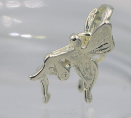 Genuine Sterling Silver 925 Fairy Charm Pendant