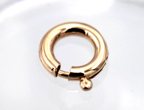 Kaedesigns Small 8mm 9ct 9K 375 Yellow, Rose or White Gold Bolt Ring Clasp