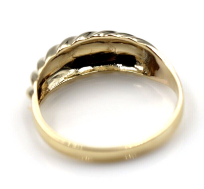 Genuine 9ct 9k 375 Yellow, Rose or White Gold 7mm Dome Ring - Choose your size K to P