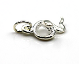 Genuine 925 Sterling Silver Snake Charm Or Pendant *Free in oz