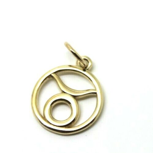 Genuine 9ct 9K Yellow, Rose Or White Gold Modern Zodiac Taurus Pendant