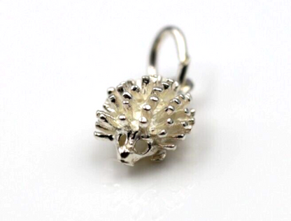 Genuine Sterling Silver 925 Echidna Pendant / Charm