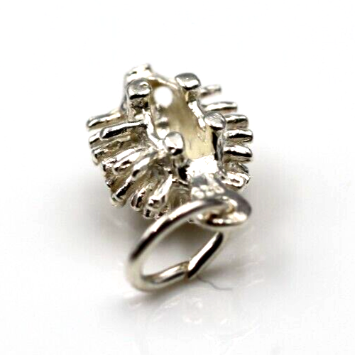 Genuine Sterling Silver 925 Echidna Pendant / Charm