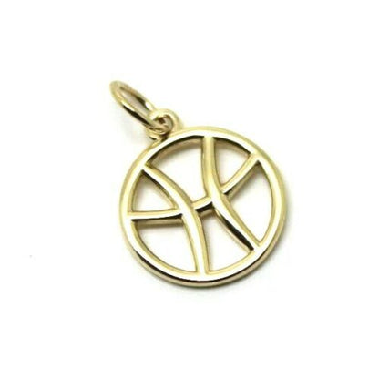 Genuine New 9ct 9k yellow, rose or white gold modern zodiac  pendant
