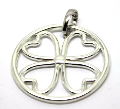 Sterling Silver 925 Four Heart Pendant with Detachable Enhancer