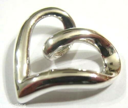 Kaedesigns Genuine New Full Solid Genuine Sterling Silver 925 Heart Pendant