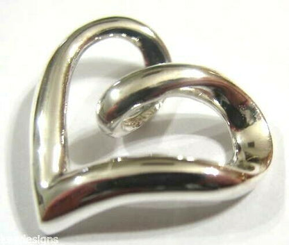Kaedesigns Genuine New Full Solid Genuine Sterling Silver 925 Heart Pendant