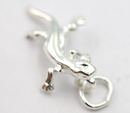 Sterling Silver 925 Small Reptile Lizard Charms or Pendant
