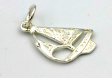 Genuine New 9ct Yellow Gold or Sterling Silver Solid Yacht Boat Pendant or Charm *Free Post In Oz