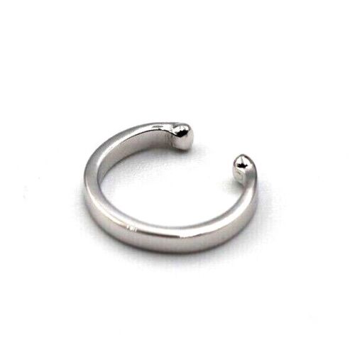 Genuine Solid 9ct Yellow, Rose or White Gold Ear Cartilage Cuff earring