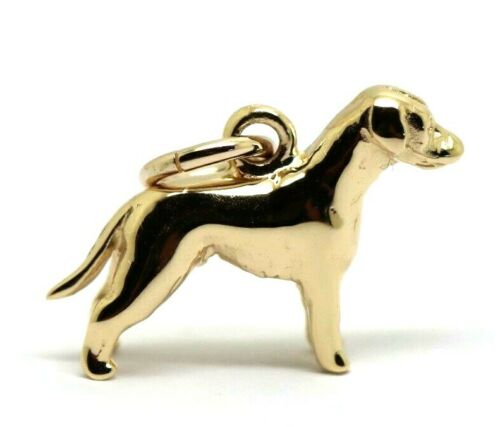 Kaedesigns, New 3D 9ct 375 Yellow, Rose Or White Gold Dog Charm / Pendant