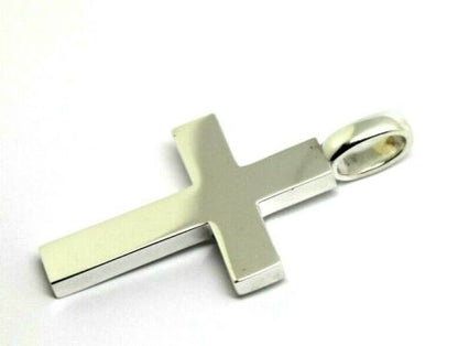Kaedesigns Genuine Large Heavy Sterling Silver Huge Cross Pendant with 9mm bale
