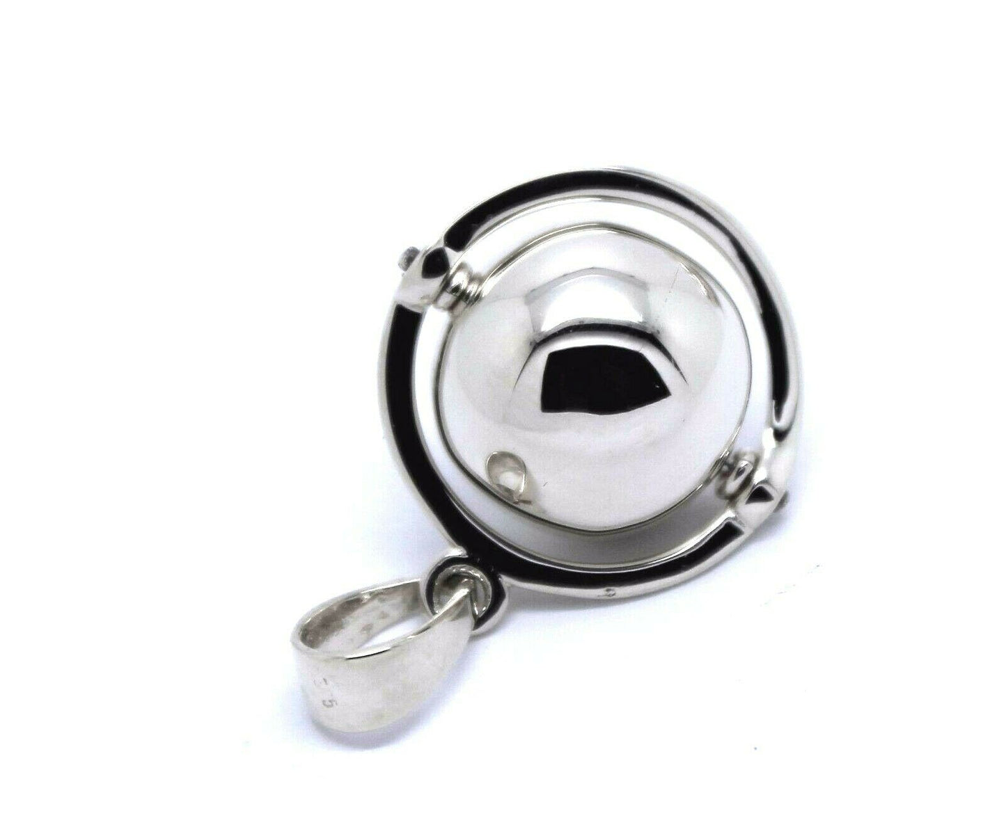 Genuine New Belcher 14mm 9ct 9k 375 Yellow, Rose or White Gold Ball Drop Pendant